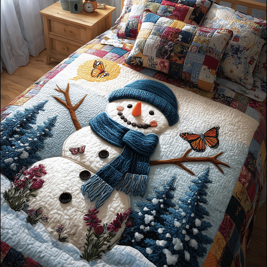 Winter Magic Quilted Bedding Set NCU0TH3299