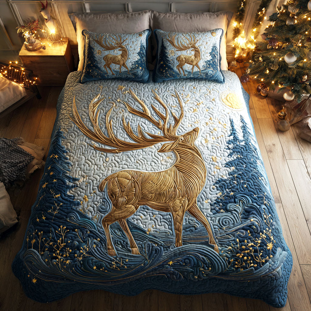 Winter Majesty 3-Piece Quilted Bedding Set NCU0TV1260
