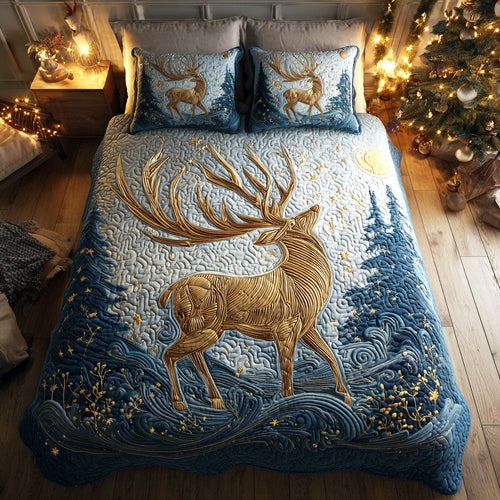 Winter Majesty 3-Piece Quilted Bedding Set NCU0TV1260