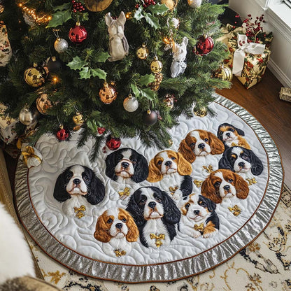 Winter Majesty Quilted Christmas Tree Skirt NCU0DV7993