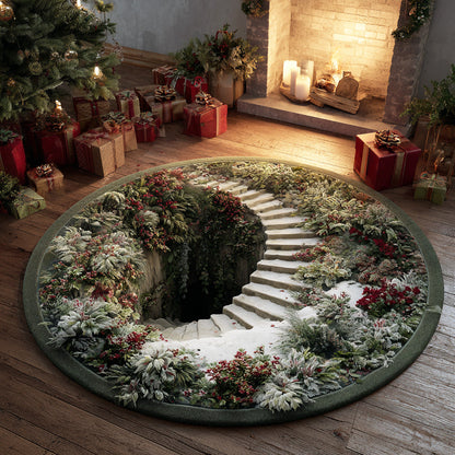 Winter Moon Shine Round Carpet NCU0TD1753