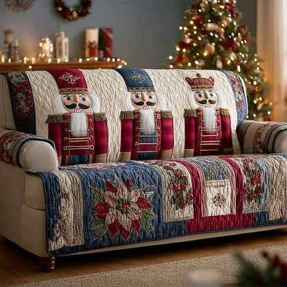 Winter Nutcracker Quilted Sofa Cover NCU0TD1806