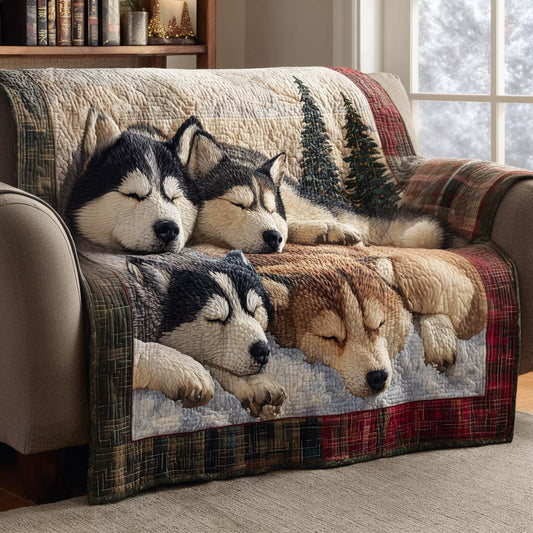 Winter Pack Slumber Quilted Sofa Cover NCU0XD1270