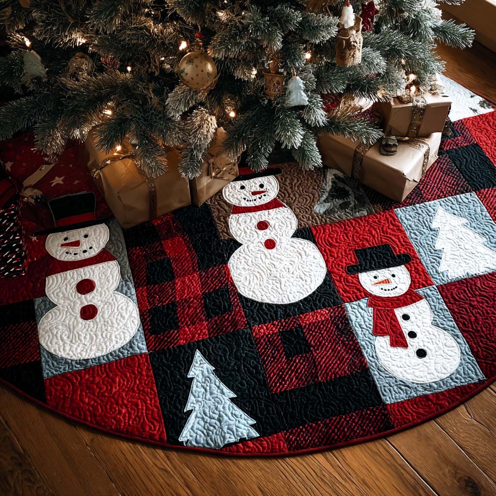Winter Pal Christmas Quilted Tree Skirt NCU0NT11119