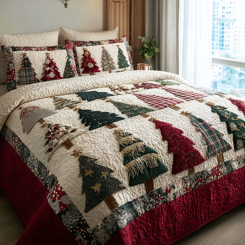 Winter Path 3-Piece Quilted Bedding Set NCU0DK11376