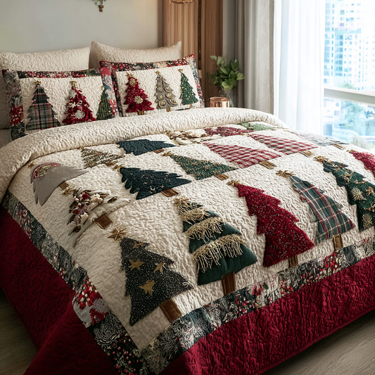 Winter Path 3-Piece Quilted Bedding Set NCU0DK11376