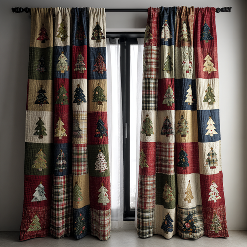 Winter Path Quilted Curtains NCU0DK11481