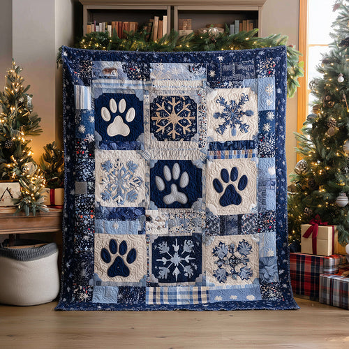 Winter Paws Quilted Blanket NCU0TH3488