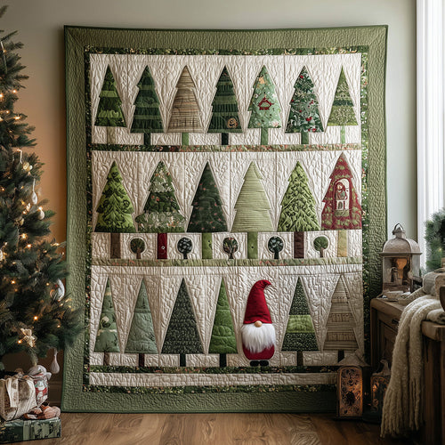 Winter Pines Quilted Blanket NCU0TH3497