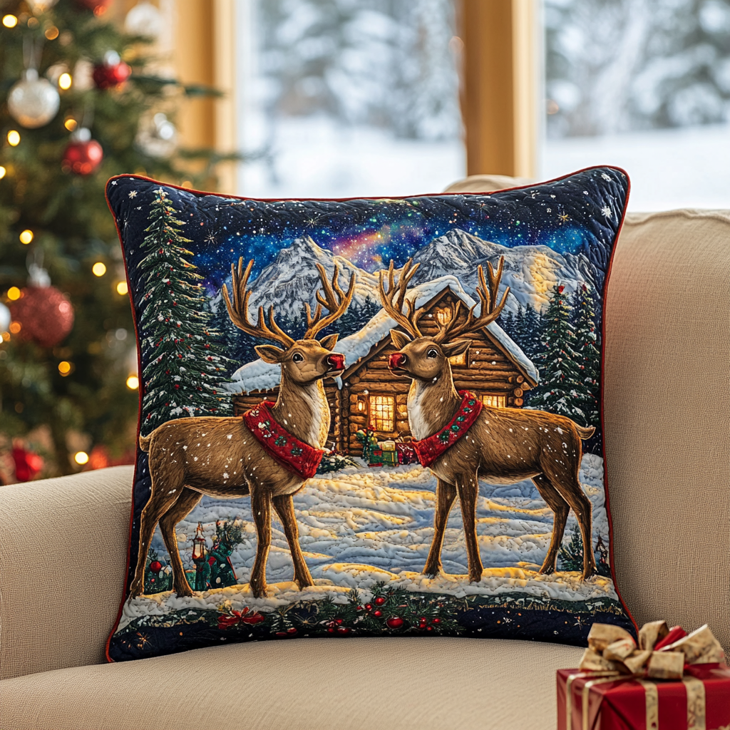 Winter Prance Quilted Pillow Case NCU0DK2782