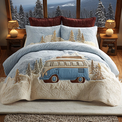 Winter Retreat 3-Piece Quilted Bedding Set NCU0DV8805