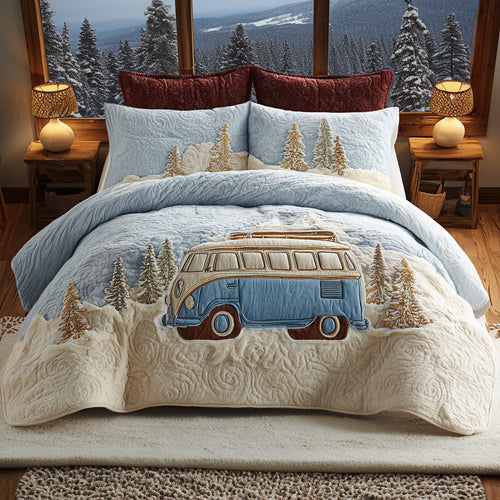 Winter Retreat 3-Piece Quilted Bedding Set NCU0DV8805