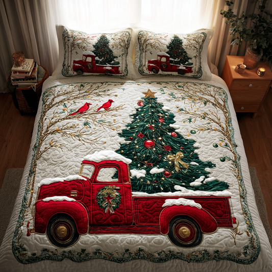 Winter Ride 3-Piece Quilted Bedding Set NCU0DK10063