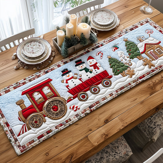 Winter Ride Quilted Table Runner NCU0TH3364