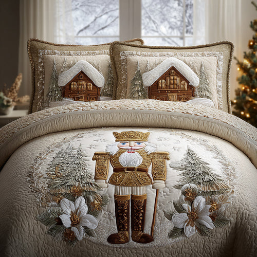 Winter Soldiers 3-Piece Quilted Bedding Set NCU0DV8746
