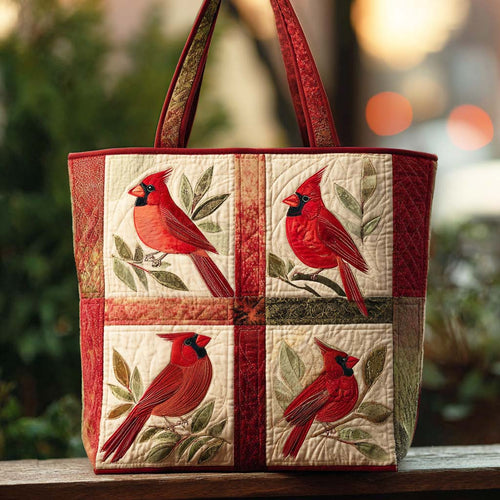 Winter Song Quilted Tote Bag NCU0TD239