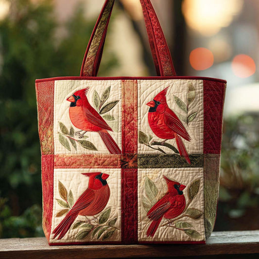 Winter Song Quilted Tote Bag NCU0TD239