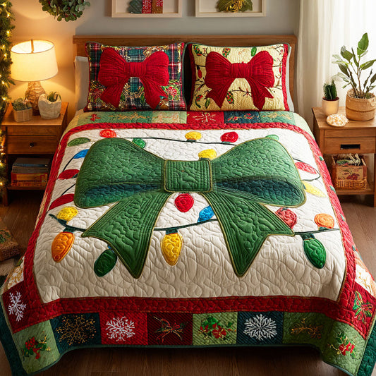 Winter Spark 3-Piece Quilted Bedding Set NCU0TD457