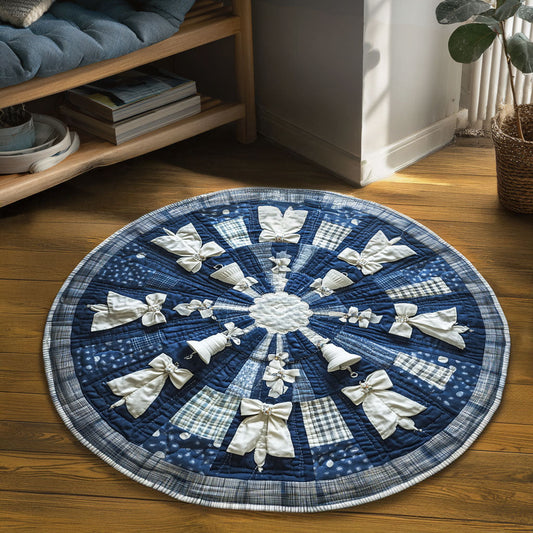 Winter Spark Quilted Round Mat NCU0PT9182