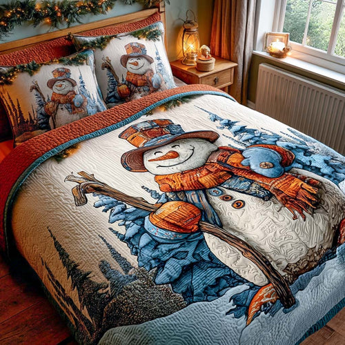 Winter Stroll 3-Piece Quilted Bedding Set NCU0XD1138