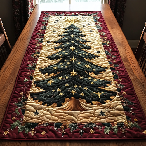 Winter Tree Quilted Table Runner NCU0DK10028