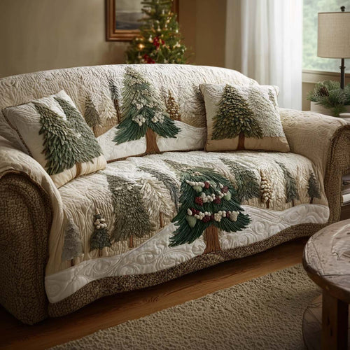 Winter Tree Wonder Quilted Sofa Cover NCU0NT11302