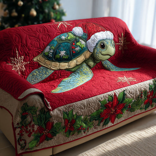 Winter Turtle Tide Quilted Sofa Cover NCU0PT10712