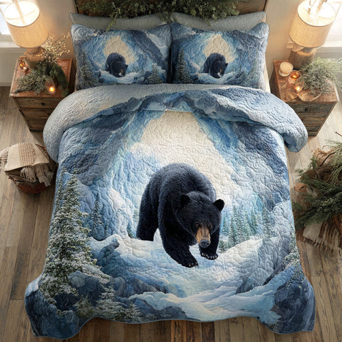 Winter Wanderer 3-Piece Quilted Bedding Set NCU0TV1159