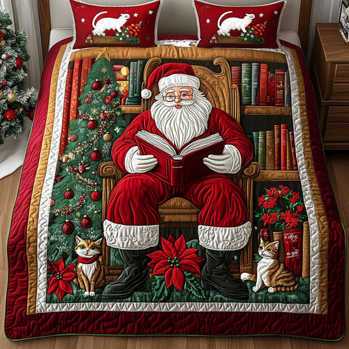 Winter Warmth Wonder 3-Piece Quilted Bedding Set NCU0PT2265