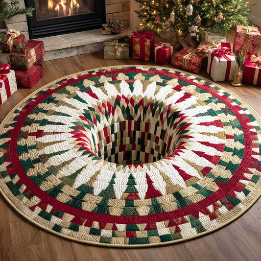 Winter Whimsy Quilted Round Mat NCU0TD361