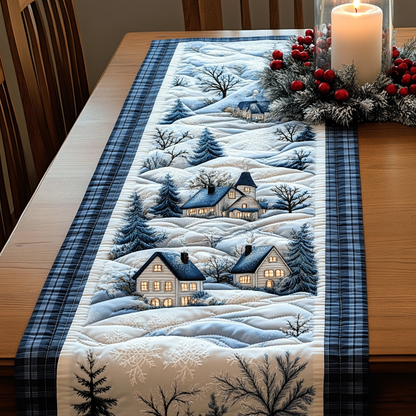 Winter Whisper Quilted Table Runner NCU0DV1954