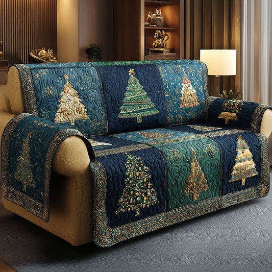 Christmas Tree Quilted Sofa Cover NCU0VT356