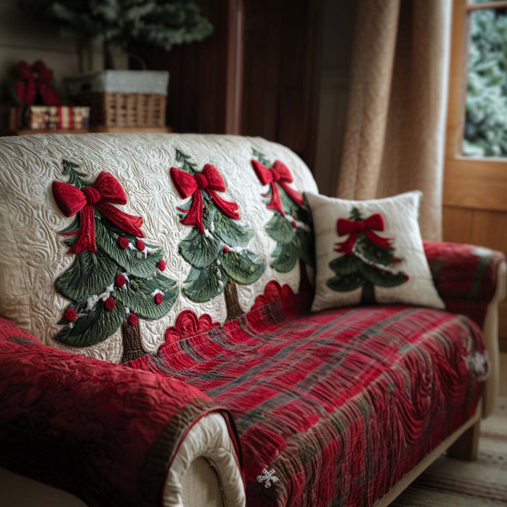 Winter Wonder Quilted Sofa Cover NCU0NT10948