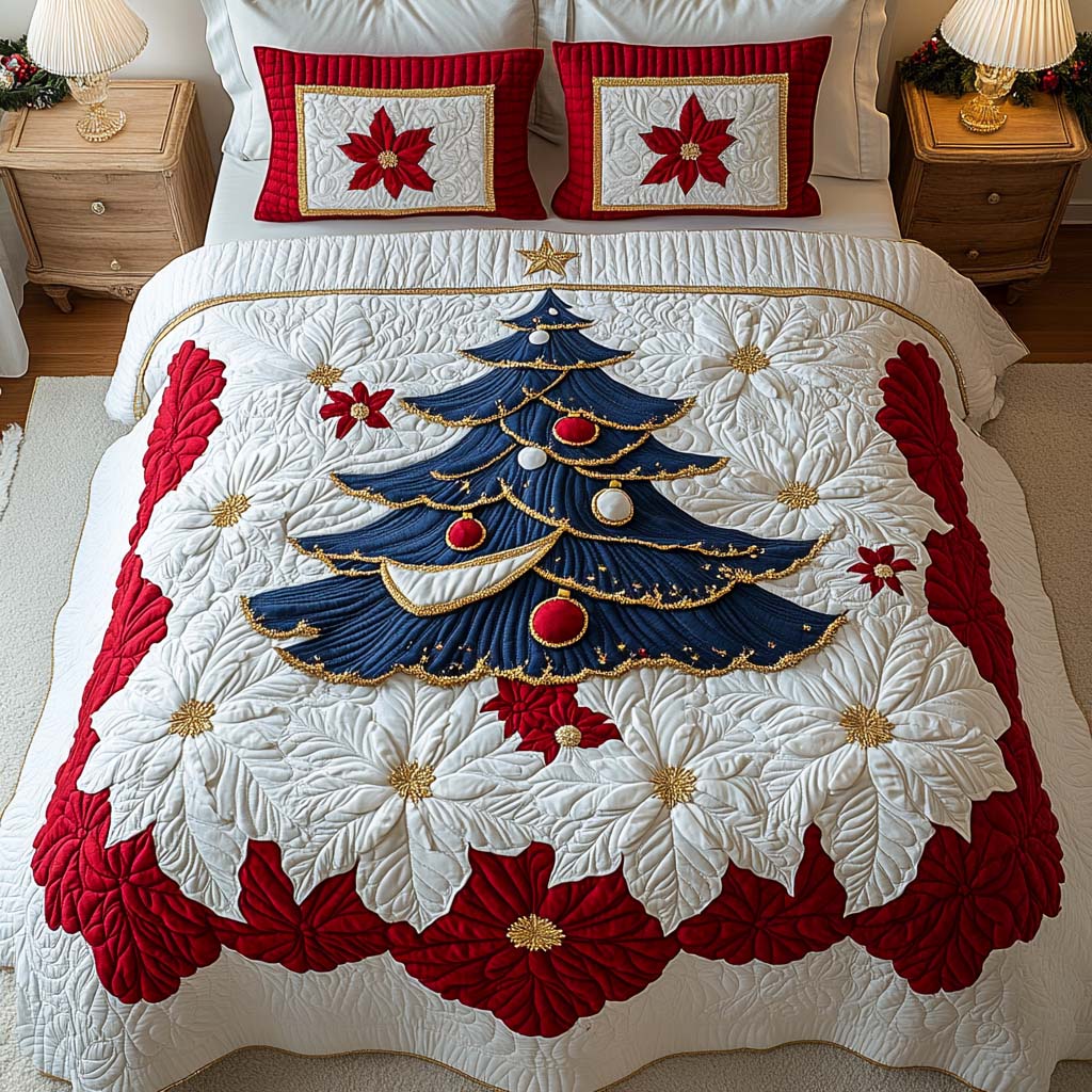 Winter Wonderland 3-Piece Quilted Bedding Set NCU0NT11164