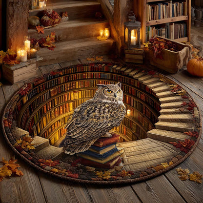 Wisdom Gate Quilted Round Mat NCU0XD1028