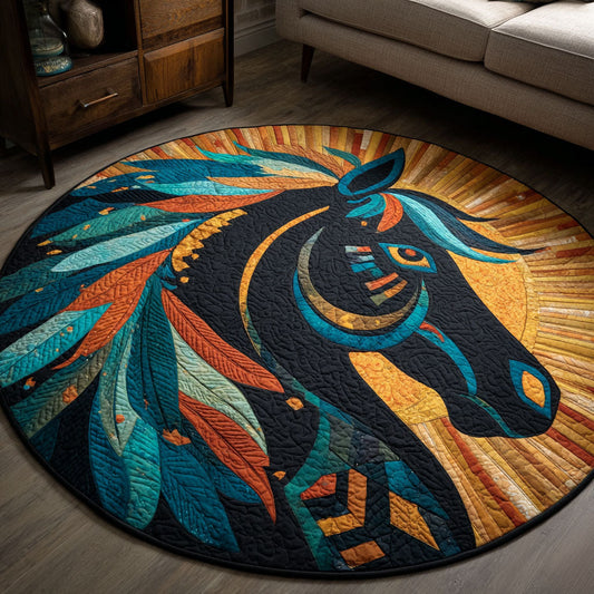 Wisdom Roots Quilted Round Mat NCU0NT11826