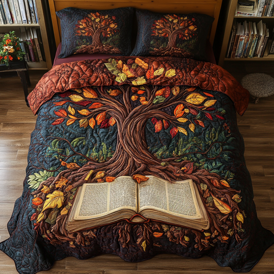 Wisdom Warmth 3-Piece Quilted Bedding Set NCU0VH4312