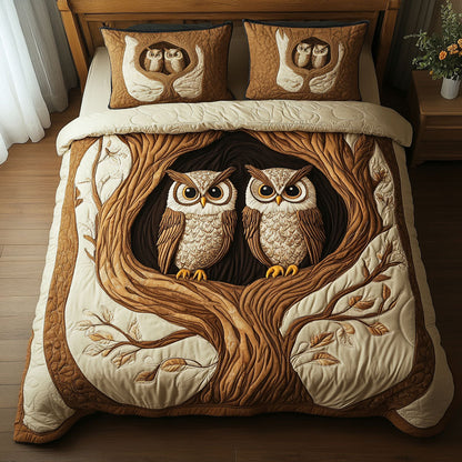 Wise Duo 3-Piece Quilted Bedding Set NCU0NT4746