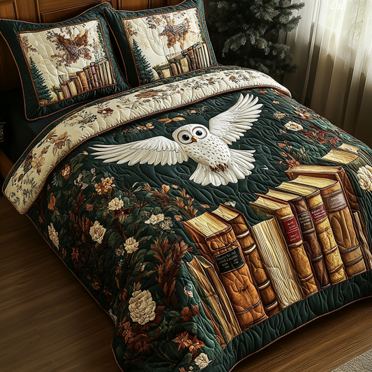 Wise Page 3-Piece Quilted Bedding Set NCU0DV5763