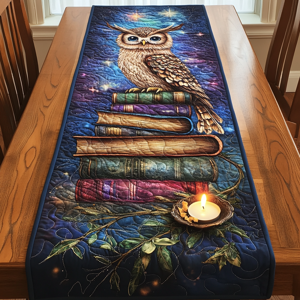 Wise Pages Quilted Table Runner NCU0DK5072
