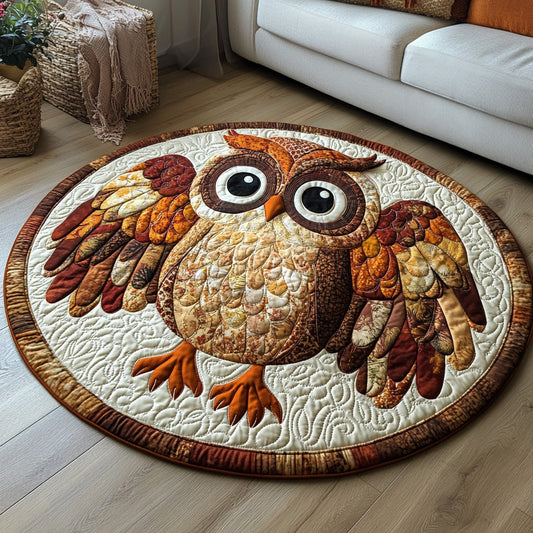 Wise Whisper Quilted Round Mat NCU0DV6278