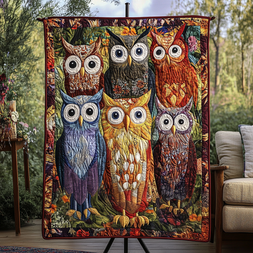 Wise Woods Quilted Blanket NCU0VH3794