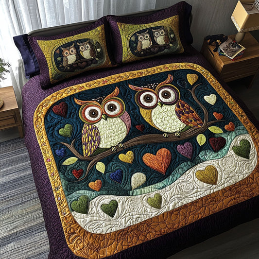 Wise and Wonderful Together 3-Piece Quilted Bedding Set NCU0PT2879