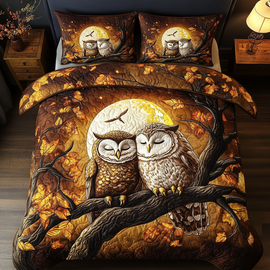 Wise in Love 3-Piece Quilted Bedding Set NCU0DK3150