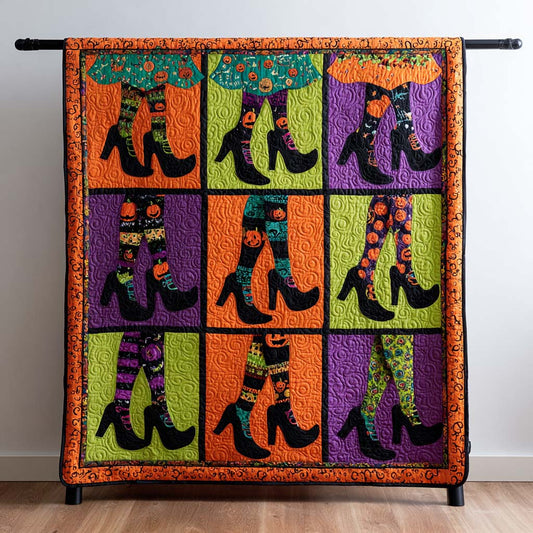 Witch Legs Patch Quilted Blanket NCU0NT9513