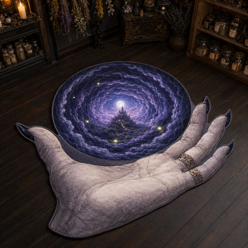 Witch Palm Custom Shape Area Rug NCU0TD2934