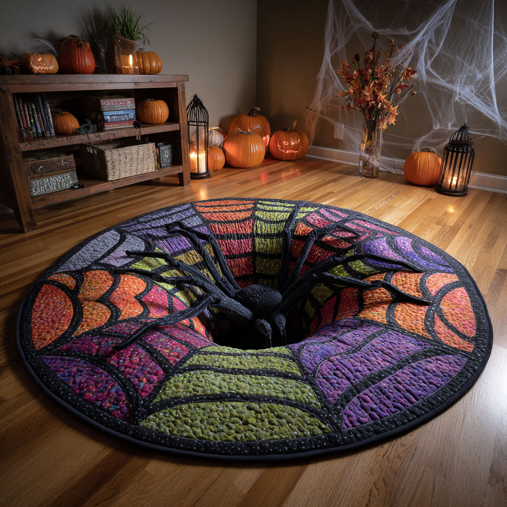Witch Web Abyss Quilted Round Mat NCU0TV310 – Vantique