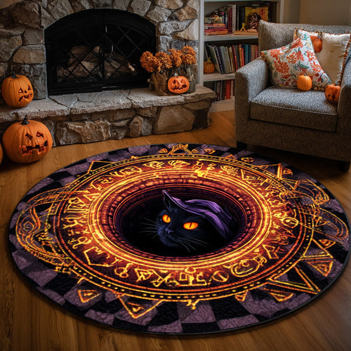 Witchfire Glow Quilted Round Mat NCU0VL2916