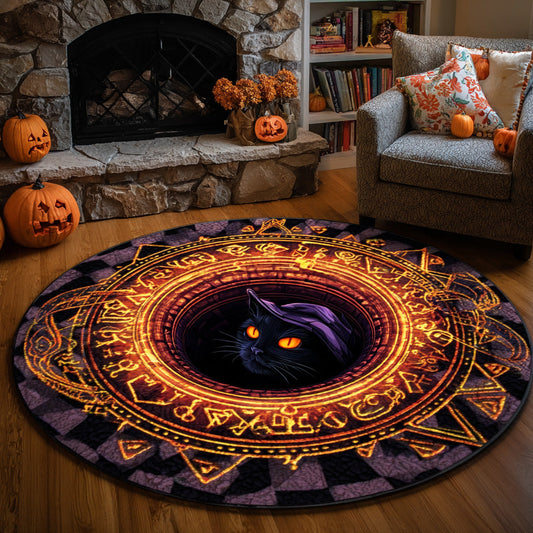 Witchfire Glow Quilted Round Mat NCU0VL2916