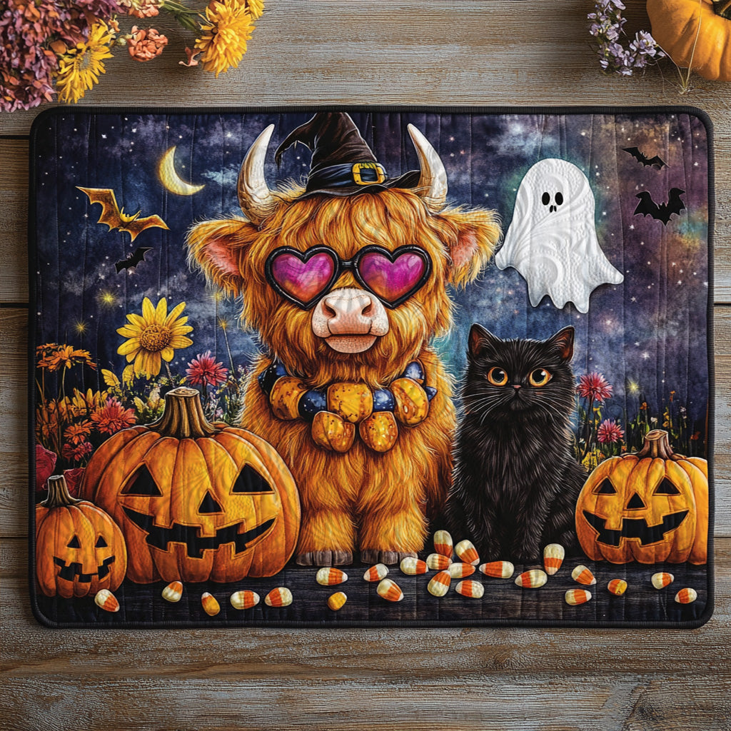 Witchy Cow Quilted Placemat NCU0TL1280